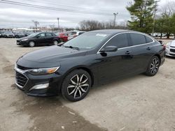 Chevrolet salvage cars for sale: 2020 Chevrolet Malibu RS