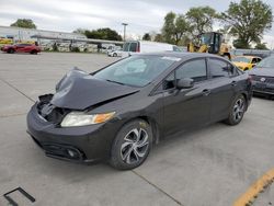 Honda Civic salvage cars for sale: 2013 Honda Civic LX