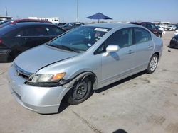 Honda salvage cars for sale: 2006 Honda Civic LX