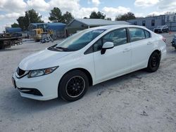 Salvage cars for sale at auction: 2013 Honda Civic LX