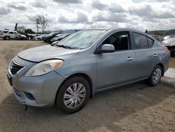 Salvage cars for sale from Copart San Martin, CA: 2013 Nissan Versa S