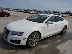 Salvage cars for sale at Sikeston, MO auction: 2013 Audi A7 Premium Plus