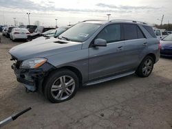 Salvage cars for sale from Copart Antelope, CA: 2012 Mercedes-Benz ML 350 4matic