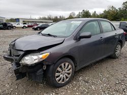 Salvage cars for sale from Copart Memphis, TN: 2012 Toyota Corolla Base