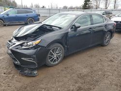 Salvage cars for sale from Copart Bowmanville, ON: 2018 Lexus ES 350