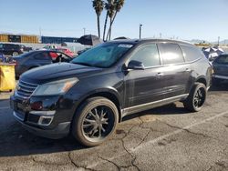 Salvage cars for sale at Van Nuys, CA auction: 2015 Chevrolet Traverse LT