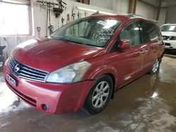 Nissan Quest S salvage cars for sale: 2007 Nissan Quest S