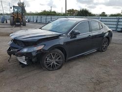 Salvage cars for sale from Copart Miami, FL: 2022 Toyota Camry SE