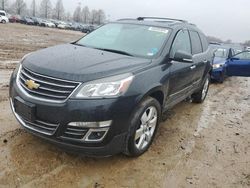 Salvage cars for sale at Bridgeton, MO auction: 2014 Chevrolet Traverse LTZ