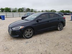 Salvage cars for sale at New Braunfels, TX auction: 2017 Hyundai Elantra SE