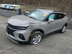 Salvage cars for sale at Marlboro, NY auction: 2021 Chevrolet Blazer 2LT