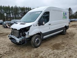 Salvage cars for sale at North Billerica, MA auction: 2019 Ford Transit T-250