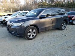Salvage cars for sale at Waldorf, MD auction: 2014 Acura MDX