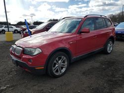 BMW X3 3.0SI salvage cars for sale: 2008 BMW X3 3.0SI