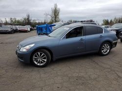 Salvage cars for sale from Copart Woodburn, OR: 2009 Infiniti G37