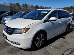 Salvage cars for sale at Exeter, RI auction: 2016 Honda Odyssey Touring