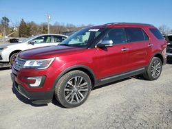 Salvage cars for sale from Copart York Haven, PA: 2016 Ford Explorer Platinum