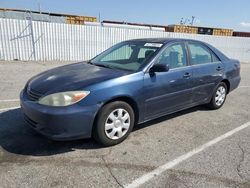 Toyota Camry LE Vehiculos salvage en venta: 2003 Toyota Camry LE