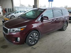 KIA Sedona EX salvage cars for sale: 2015 KIA Sedona EX