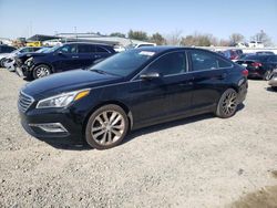 Salvage cars for sale at Sacramento, CA auction: 2015 Hyundai Sonata SE