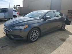 Salvage cars for sale at Gaston, SC auction: 2017 Ford Fusion SE