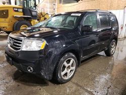 Salvage cars for sale from Copart Anchorage, AK: 2013 Honda Pilot EXL