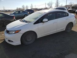 Salvage cars for sale from Copart Montreal Est, QC: 2012 Honda Civic SI