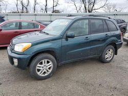 Salvage cars for sale from Copart West Mifflin, PA: 2002 Toyota Rav4