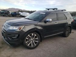 Vehiculos salvage en venta de Copart Las Vegas, NV: 2017 Ford Explorer Platinum