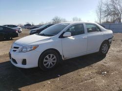 Salvage cars for sale from Copart London, ON: 2011 Toyota Corolla Base