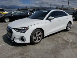 Salvage cars for sale at Sun Valley, CA auction: 2023 Audi A3 Premium