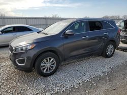 Salvage cars for sale at Kansas City, KS auction: 2016 KIA Sorento LX