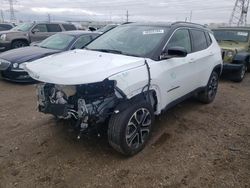 Jeep salvage cars for sale: 2022 Jeep Compass Limited