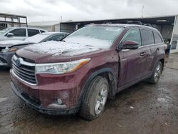 Toyota Vehiculos salvage en venta: 2015 Toyota Highlander Hybrid Limited