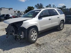 Salvage cars for sale from Copart Opa Locka, FL: 2016 GMC Acadia SLE
