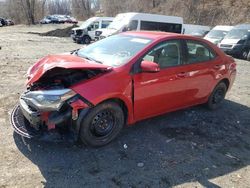 Salvage cars for sale from Copart Marlboro, NY: 2016 Toyota Corolla L