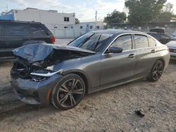 Salvage cars for sale from Copart Opa Locka, FL: 2021 BMW 330I