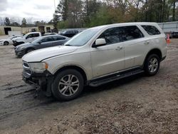 Salvage cars for sale from Copart Knightdale, NC: 2012 Dodge Durango SXT
