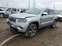 Salvage cars for sale at Elgin, IL auction: 2014 Jeep Grand Cherokee Limited