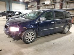 Salvage cars for sale at Eldridge, IA auction: 2012 Chrysler Town & Country Touring L