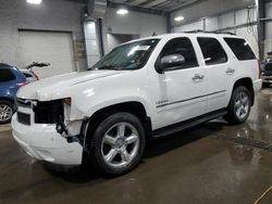 Salvage cars for sale at Ham Lake, MN auction: 2011 Chevrolet Tahoe K1500 LTZ