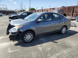 Salvage cars for sale at Wilmington, CA auction: 2018 Nissan Versa S