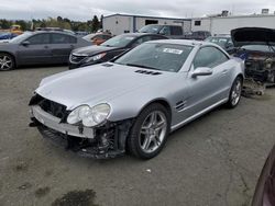 Salvage cars for sale at Vallejo, CA auction: 2007 Mercedes-Benz SL 550