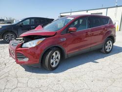 Salvage cars for sale at Kansas City, KS auction: 2016 Ford Escape SE