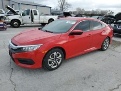 Salvage cars for sale at Tulsa, OK auction: 2017 Honda Civic LX