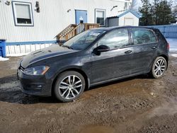 Salvage cars for sale from Copart Lyman, ME: 2016 Volkswagen Golf S/SE