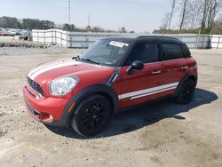 Salvage cars for sale at Dunn, NC auction: 2013 Mini Cooper S Countryman