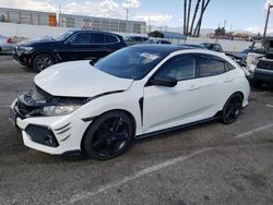 Salvage cars for sale at Van Nuys, CA auction: 2017 Honda Civic Sport
