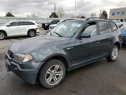 Vehiculos salvage en venta de Copart Littleton, CO: 2005 BMW X3 3.0I