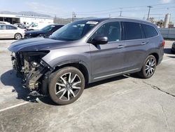 Salvage cars for sale at Sun Valley, CA auction: 2022 Honda Pilot Touring